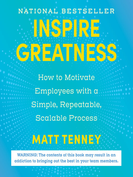 Title details for Inspire Greatness by Matt Tenney - Available